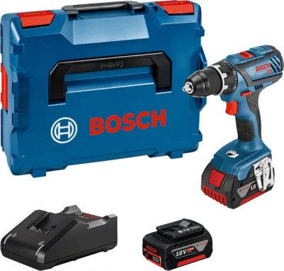 BOSCH  - Perceuse visseuse 18 V 4 Ah - GSR18V-28 4A - 06019H410A