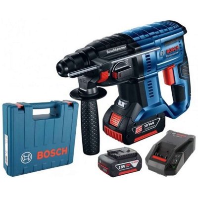 BOSCH  - perforateur &agrave; batterie sds-plus 18v 4,0ah li-ion 2j gbh 180-li