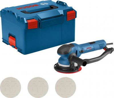 BOSCH  - Ponceuse excentrique 750 W 150 mm GET 75-150 avec L-BOXX