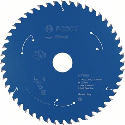 BOSCH  Professional Expert 190x30x1.5/1x48d Cl Wood Circular Disc Bleu