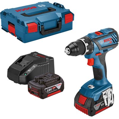 BOSCH  Professional GSB 18V 28 -Perceuse-visseuse &agrave; percussion sans fil + 2 batteries, + chargeur