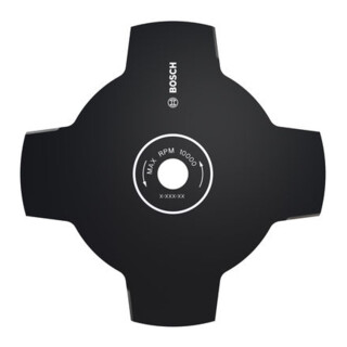 BOSCH  Professional Lame de d&eacute;broussailleuse 25 cm 4 dents 1,8 mm Noir