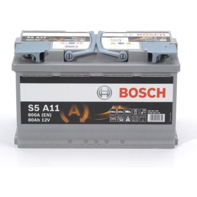 BOSCH  S5a11 Batterie De Voiture Start/Stop Agm 80a/H-800a