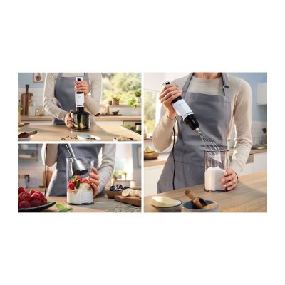 BOSCH  Serie 4 ErgoMaster MSM4W221 - Mixeur &agrave; main - 600 Watt - blanc