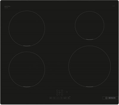 BOSCH  Serie 4 PUE611BB5J plaque Noir Int&eacute;gr&eacute; 59.2 cm Plaque avec zone &agrave; induction 4 zone(s)