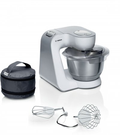 BOSCH  S&eacute;rie 4 Robot p&acirc;tissier MUM 5 1000 W Blanc, argent MUM58200