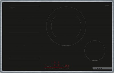BOSCH  serie 6 pvs845hb1e table de cuisson &agrave; induction encastrable 80 cm 4 feux noir