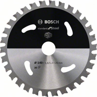 BOSCH  Standard 140x20x30d Cl Steel Circular Disc Argent&eacute;