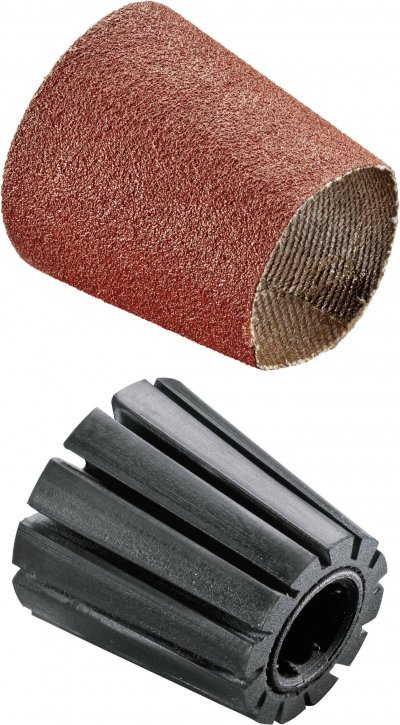 BOSCH  Support Abrasif Conique Pour Ponceuse Prr 250 Es 30 Mm + 1 Abrasif G80 Noir