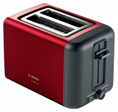 Bosch TAT3P424DE DesignLine Grille-pain 970 W Rouge