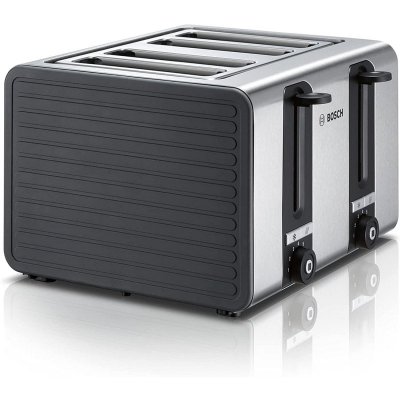 BOSCH  TAT7S45 - Grille-pain - 4 tranche - 4 Emplacements - gris/noir