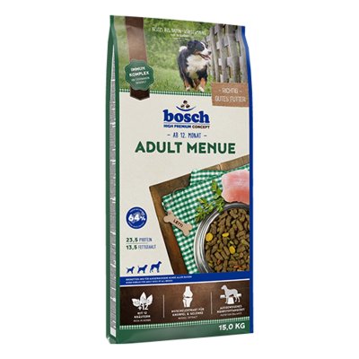 BOSCH HPC Bosch Tiernahrung Adult Manue 15kg Dog Food Multicolore 15kg