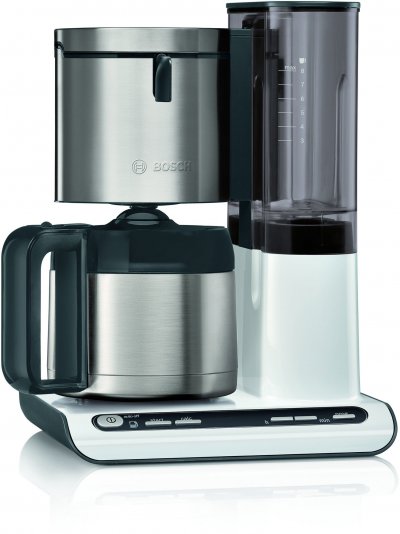 BOSCH  - TKA8A681 Kaffeemaschine Thermo, Timer wei&szlig; / anthrazit