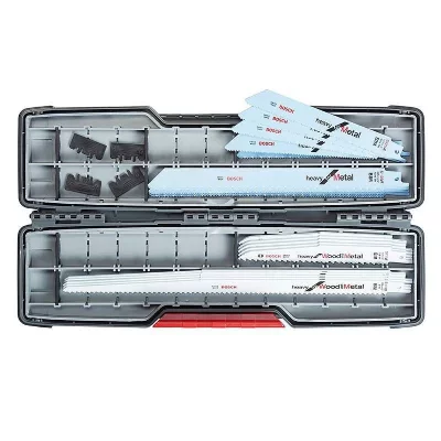 BOSCH  - ToughBox 16 lames de scie sabre Wood and Metal - 2607010997