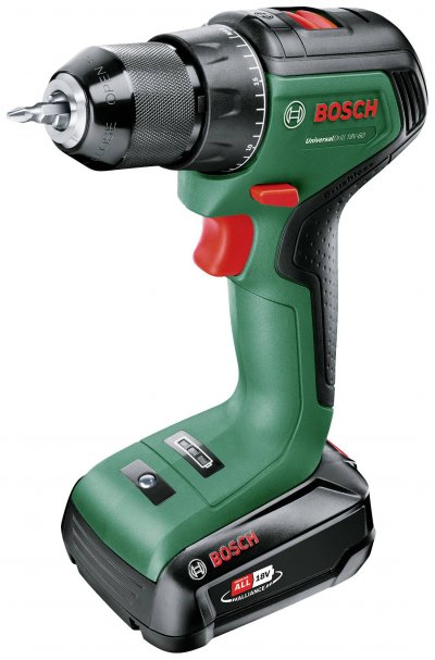 BOSCH  UniversalDrill 18V-60 Visseuse sans fil avec 1 batterie, syst&egrave;me 18 V