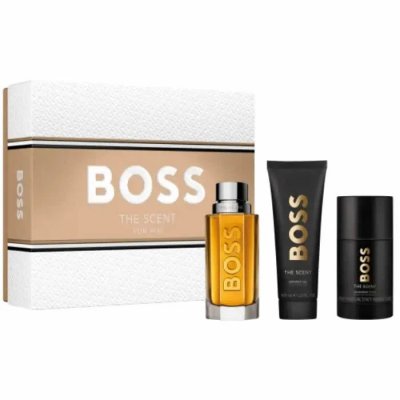Boss - Coffret Boss The Scent Eau De Toilette 100ml, Gel Douche & D&eacute;odorant Stick