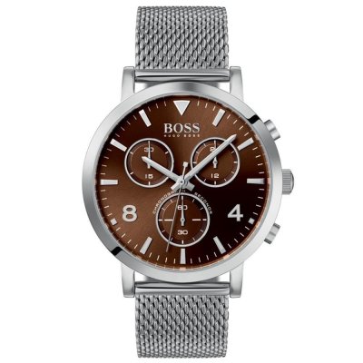 HUGO BOSS BOSS Hommes Chronograph Quartz BOSS Montre avec Bracelet en Acier Inoxydable 1513694