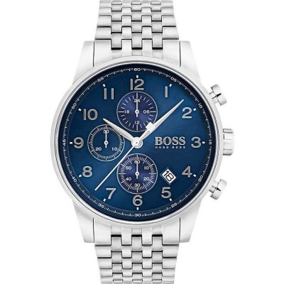HUGO BOSS BOSS Montre Homme 1513498 Automatiques, Chronographe Bleu,