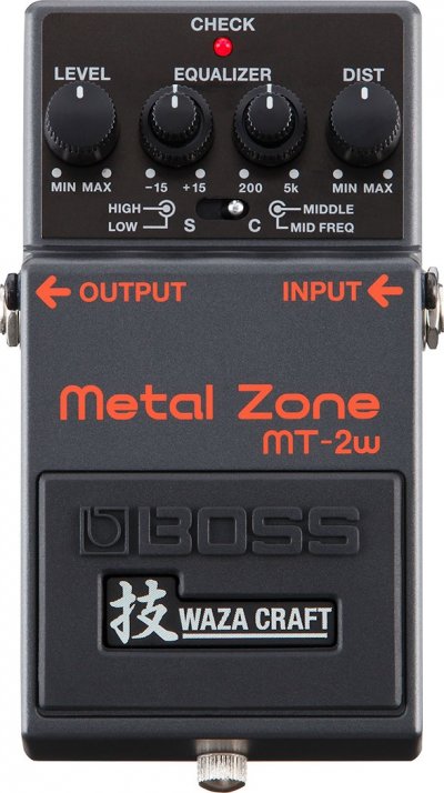 BOSS  - MT-2W - P&eacute;dale de distortion - Waza craft m&eacute;tal zone