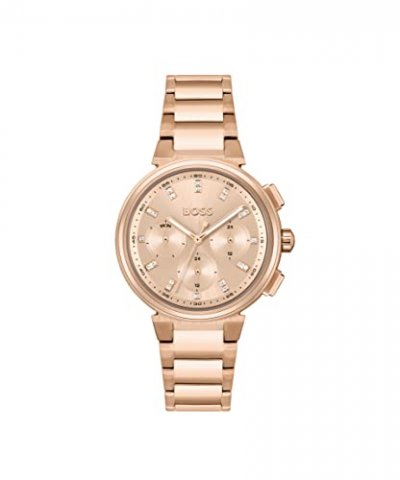 BOSS  pour femme. Montre analogique One pink 
