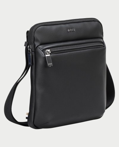 BOSS  pour homme. 50567866 Sac bandouli&egrave;re Jace Envelope noir (OSFA), Casuel, Polister recycl&eacute;