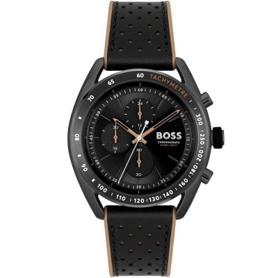 HUGO BOSS BOSS pour homme. Montre analogique avec bracelet en cuir Center Court