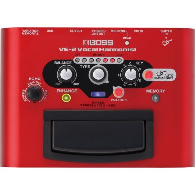 BOSS  VE-2 Vocal Harmonist p&eacute;dale d'effets pour le chant