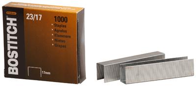 GENERIQUE Bostitch Agrafes 23-17-1m, 17 Mm, Galvanis&eacute;es, Pour 00540, Hd-23l17, Hd-12f 1 Unit&eacute;(S)