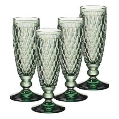 VILLEROY & BOCH Boston coloured Fl&ucirc;te &agrave; champagne green Vert 