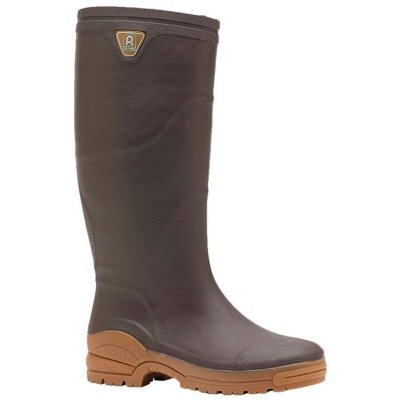 ROUCHETTE Bottes de jardin  Optimum marron - Taille 43