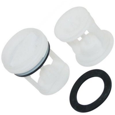 INDESIT Bouchon blanc pompe askoll/plaset pour lave linge 