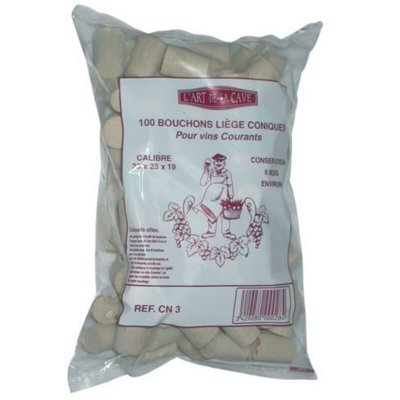 MANUTAN Bouchonnerie jocondi bouchon coniq.33x23x19 sac/100 cn3/100