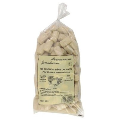 MANUTAN BOUCHONNERIE JOCONDI Bouchon cylindrique en li&egrave;ge colmat&eacute; - 38x24 mm
