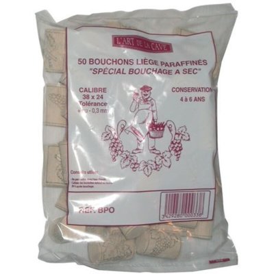 BOUCHONNERIE JOCONDIENNE  bouchon(50)liege colmate 38x24*4/6mois*s