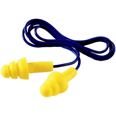 3M Bouchons d'oreilles Ultrafit, Mod&egrave;le : avec cordon