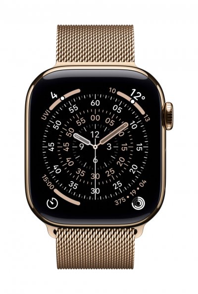 APPLE Boucle milanaise dor&eacute;e 42 mm
