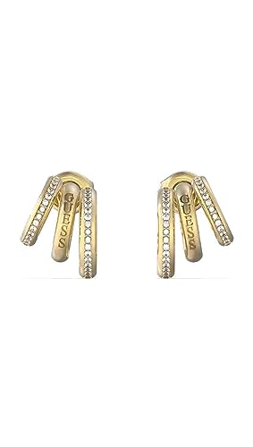 GUESS Boucles d'oreilles femme Crazy earrings acier dor&eacute; JUBE03302JWYG