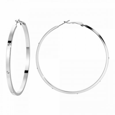 SO CHARM BIJOUX Boucles d'oreilles Femme So Charm - B1740-ARGENT Acier Argent