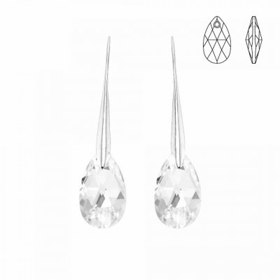 SO CHARM BIJOUX Boucles d'oreilles Femme So Charm - BS010-SE003-CRYS M&eacute;tal Argent