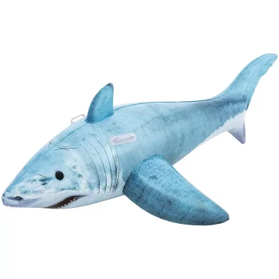 BESTWAY Bou&eacute;e gonflable animal  REQUIN g&eacute;ant 183x102cm