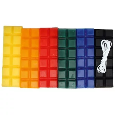 GRAINE CR Bougie &agrave; modeler - 6 barres - Couleurs primaires - 240 g