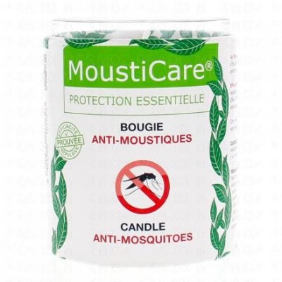 MOUSTICARE Bougie Anti-moustiques Protection Essentielle  - La Bougie
