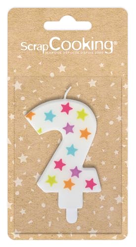 SCRAPCOOKING PARTY Bougie d'anniversaire num&eacute;ro 2 - 