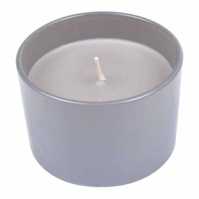 PARIS PRIX Bougie Parfum&eacute;e En Verre ""nuance"" 7cm Musc Blanc
