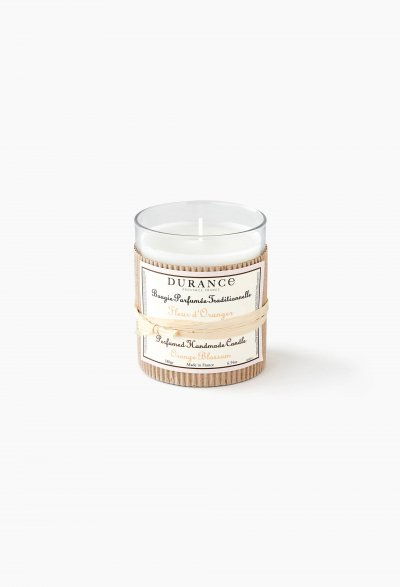DURANCE Bougie Traditionnelle  Parfum Fleur d'Oranger SWANN