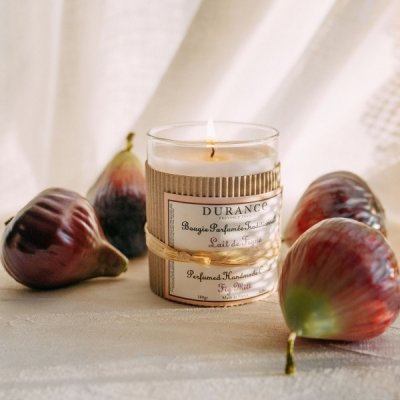 DURANCE Bougie Traditionnelle  Parfum Lait de Figue SWANN