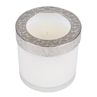 GENERIQUE Bougie Verrine Parfum&eacute;e ""&Eacute;l&eacute;gant"" 10cm Blanc