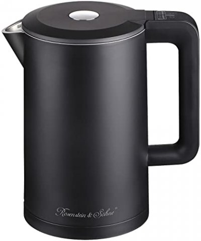 ROSENSTEIN & SOHNE Bouilloire 1,5 l avec paroi froide et s&eacute;lection de temp&eacute;rature wsk-220.des
