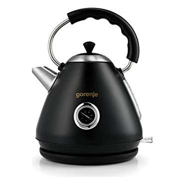 UNISEX Bouilloire 732748 K17CLBK 1.7L 2200W Metal Plastique Noir