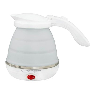 ESPERANZA Bouilloire EKK023 - Blanc - Acier inoxydable - Plastique - 750 W - 0.5 L 